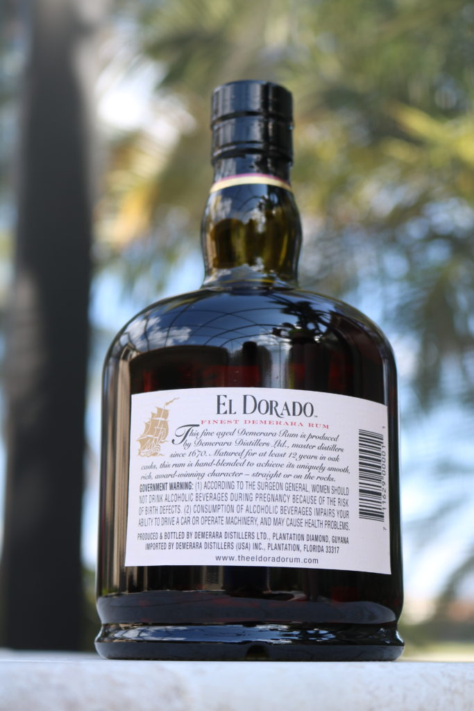 El Dorado 12 - Back Label