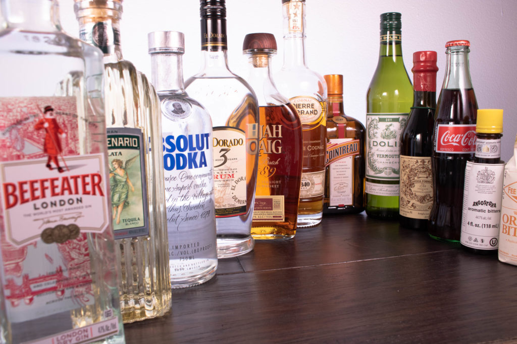 Bottles for Beginning A Home Bar