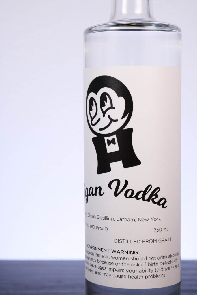 Oligan Vodka Label
