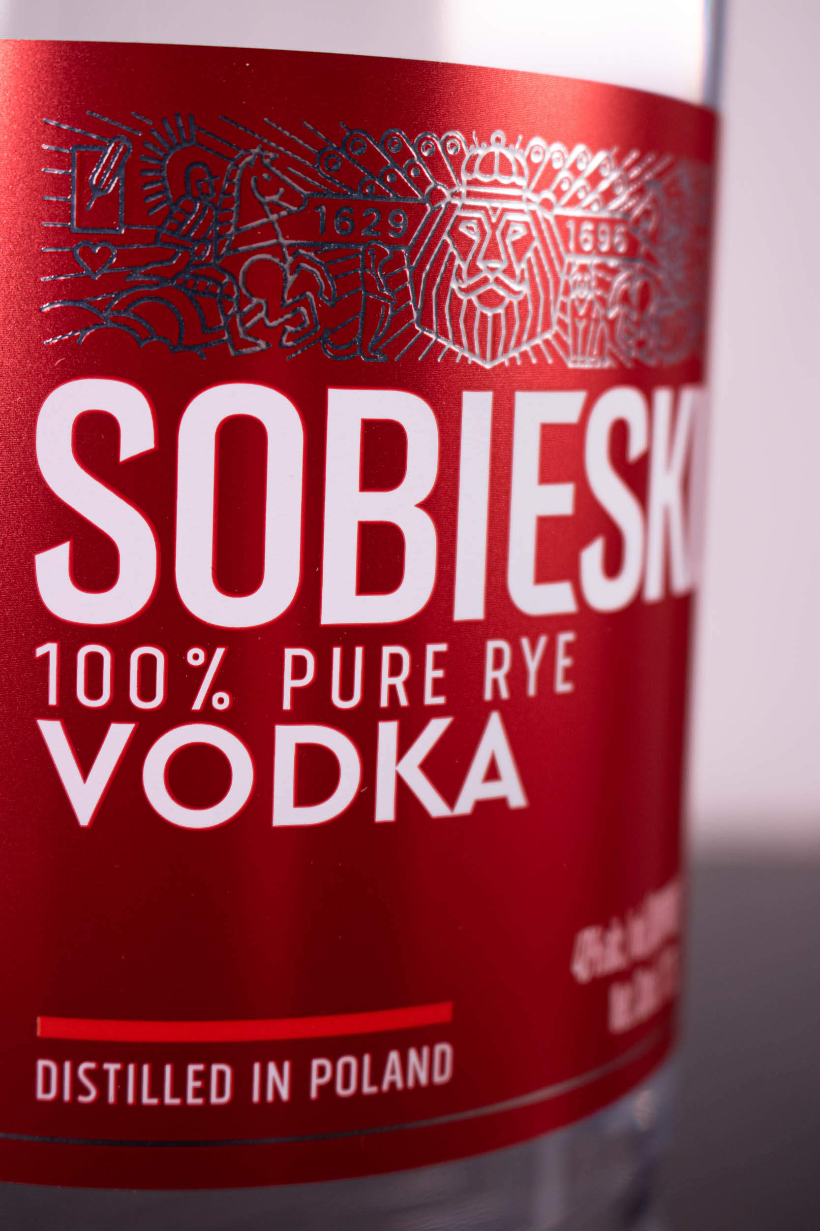 Sobieski Vodka Label