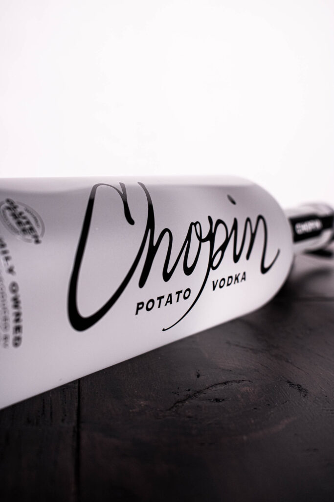 Chopin Potato Vodka Bottle Side
