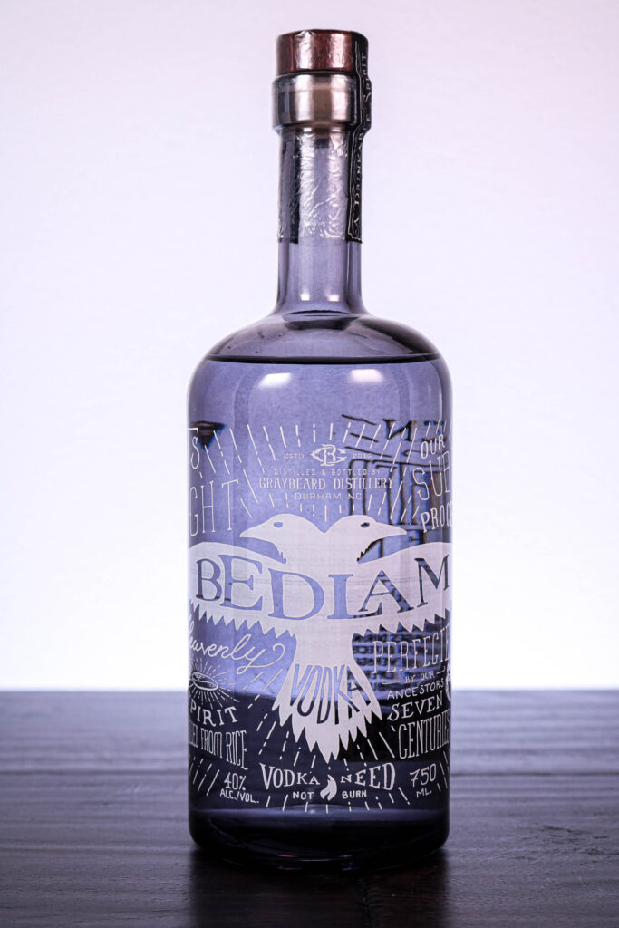 Bedlam Vodka Bottle