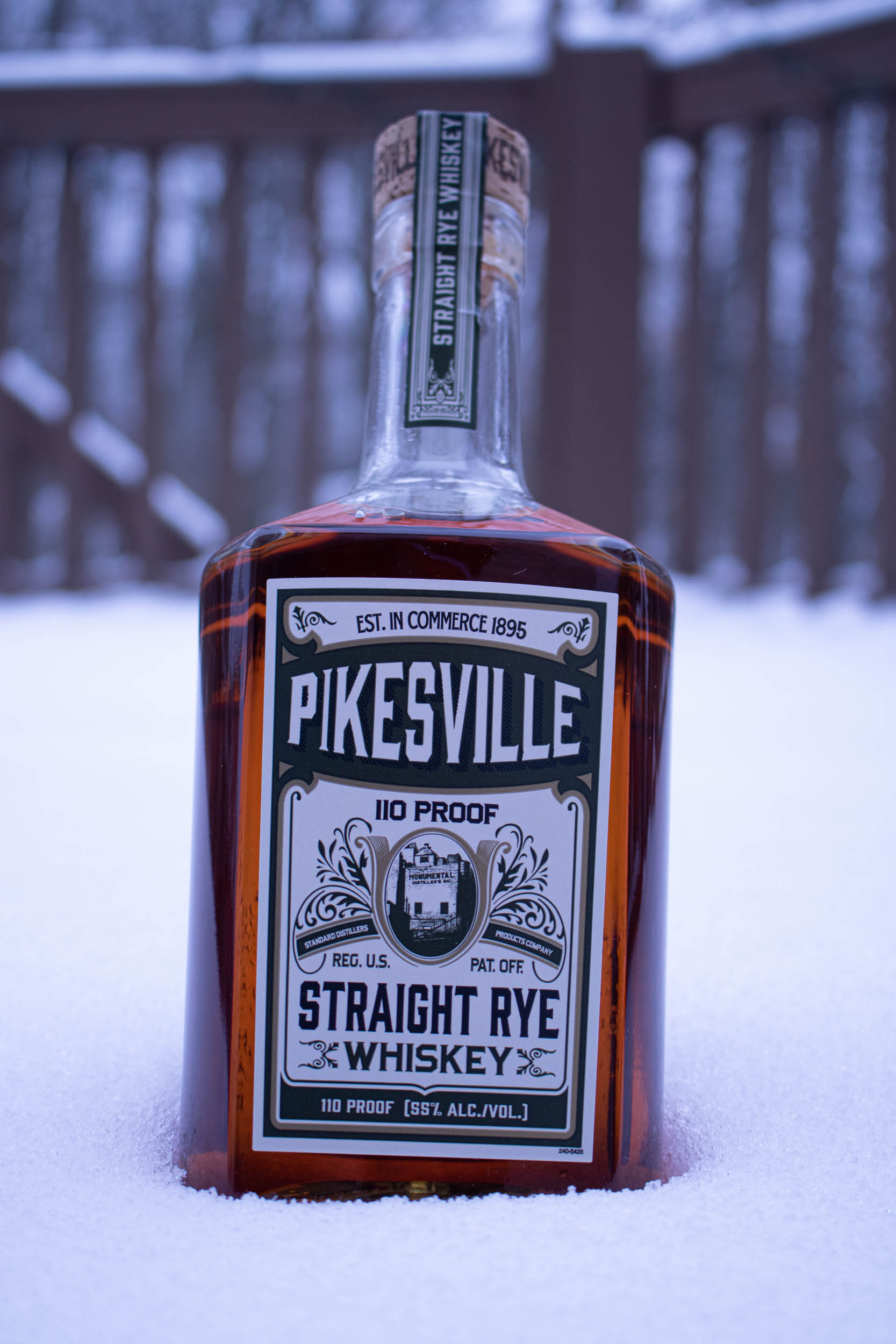 Pikesville Rye Bottle