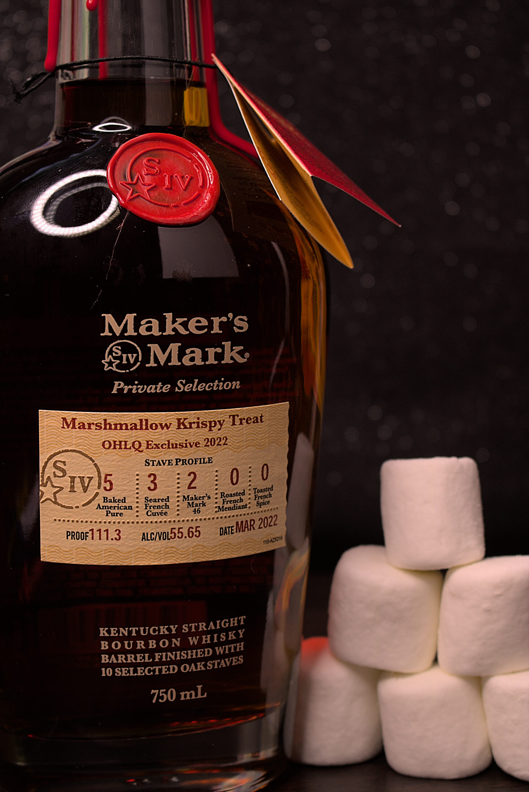 Maker's Mark Marshmallow Krispy Treat Bottle