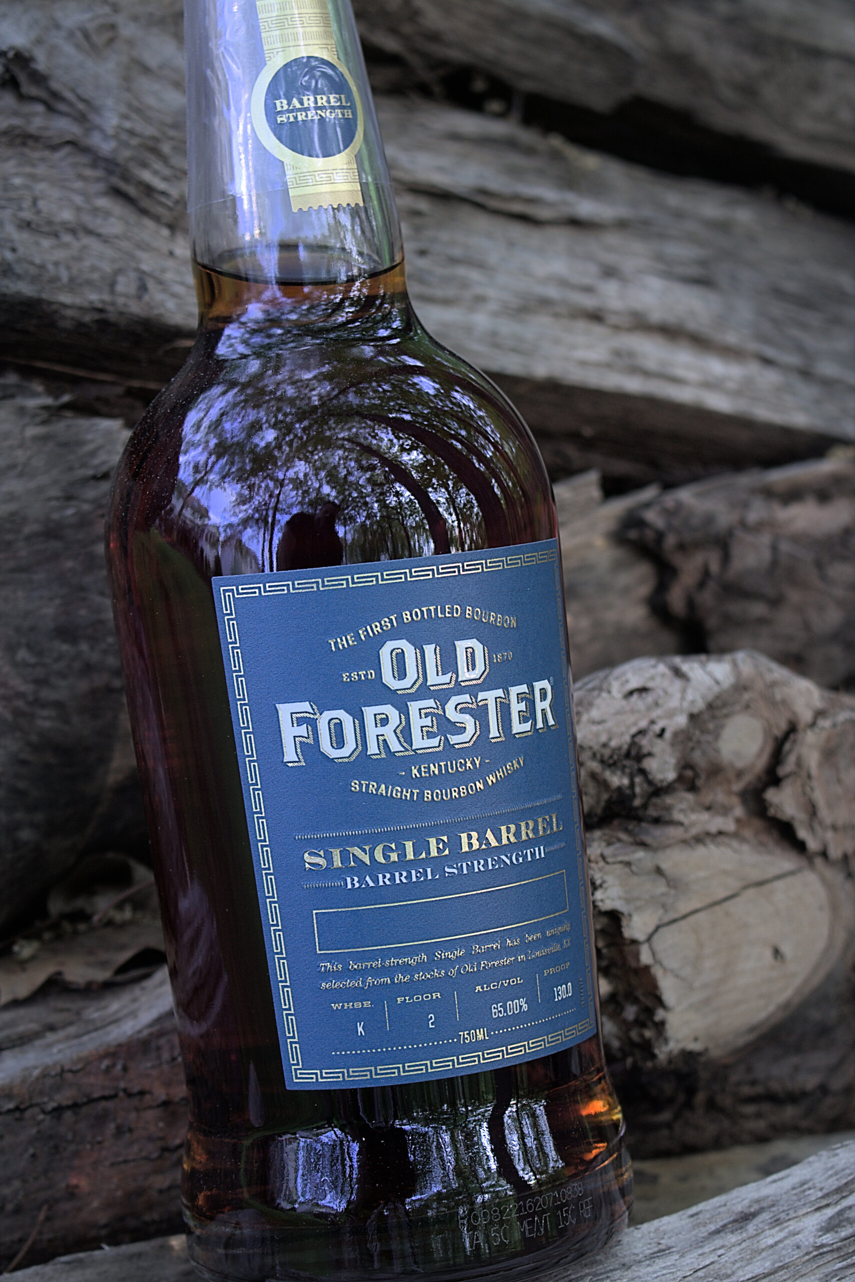 Old Forester Single Barrel - Barrel Strength Bourbon - Baytowne Spirits Bottle