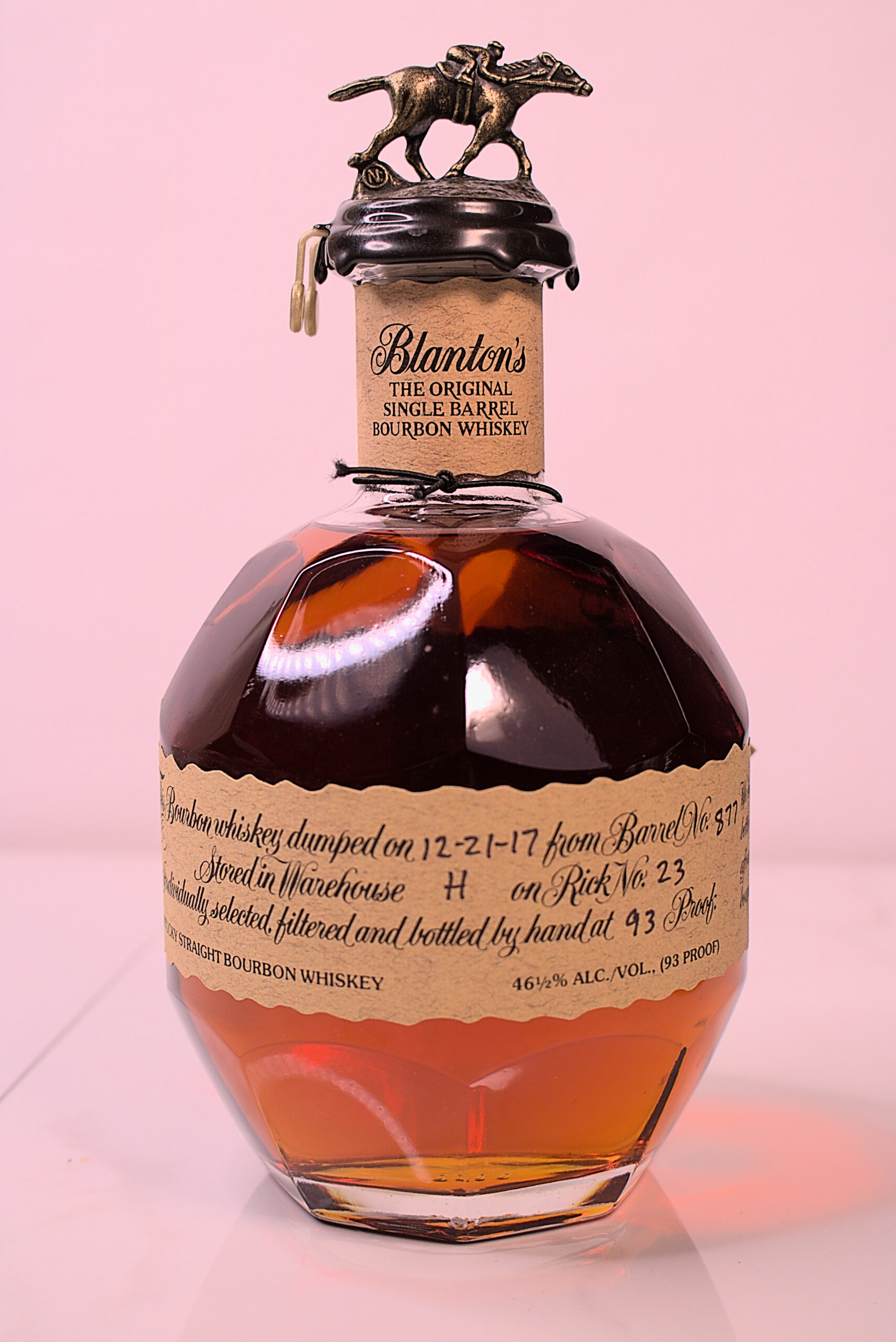 Blanton's Original Single Barrel Bourbon Bottle