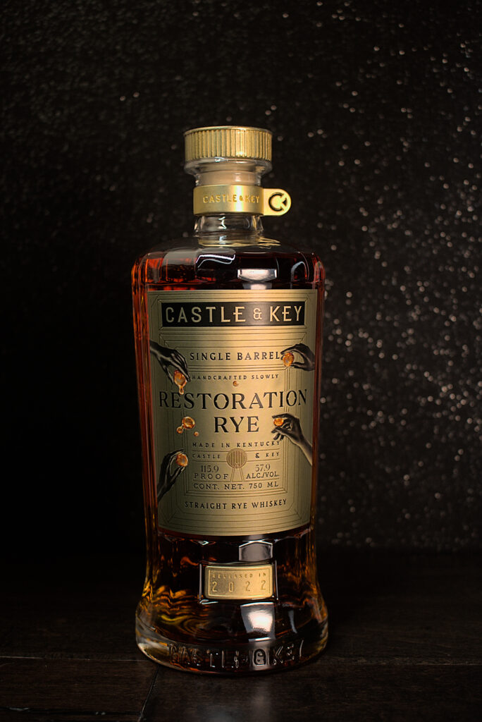 Castle & Key Single Barrel Restoration Rye - Binny's Barrel #234 Bottle