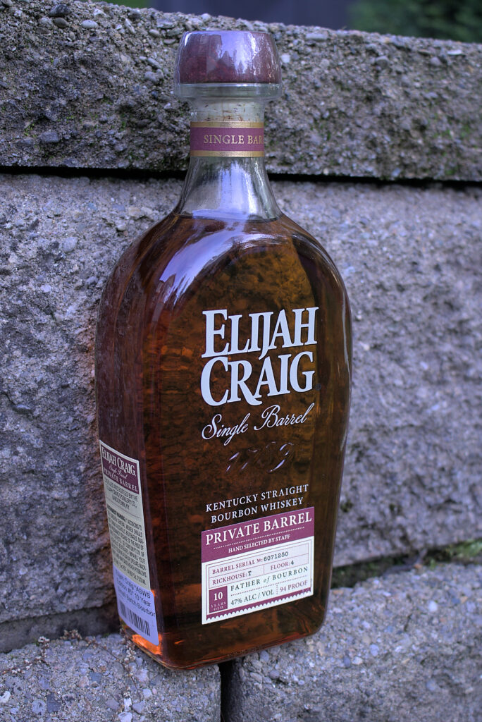 Elijah Craig All Star Wine & Spirits Single Barrel #5 Bottle