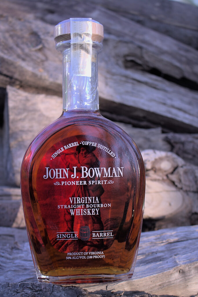 John J. Bowman Single Barrel Bourbon Bottle