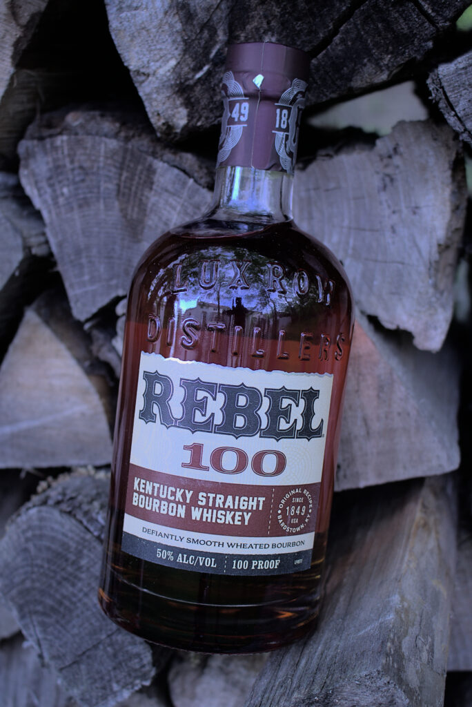 Rebel 100 Bourbon Bottle